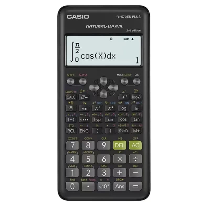 Calculatrice Scientifique CASIO fx-570ES PLUS-2 – Noir