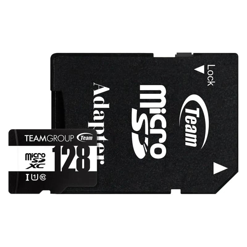 Carte mémoire TeamGroup Micro SDXC – 128 Go + Adaptateur SD