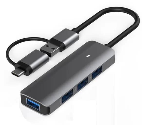 Hub USB-C vers 4 Ports USB 3.0