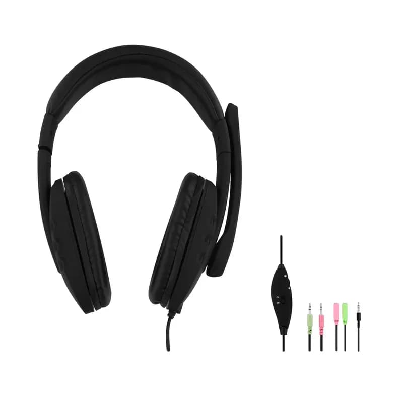 Micro Casque Filaire TNB HS-300 – Noir (Multimédia Ultra Confort)