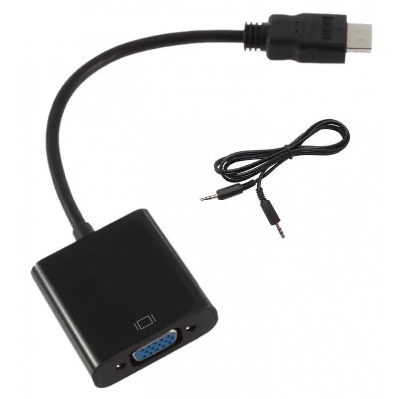 Adaptateur HDMI vers VGA avec sortie audio