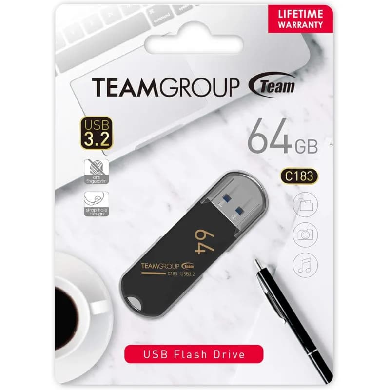 Clé USB TeamGroup C183 – 64 Go (USB 3.2)