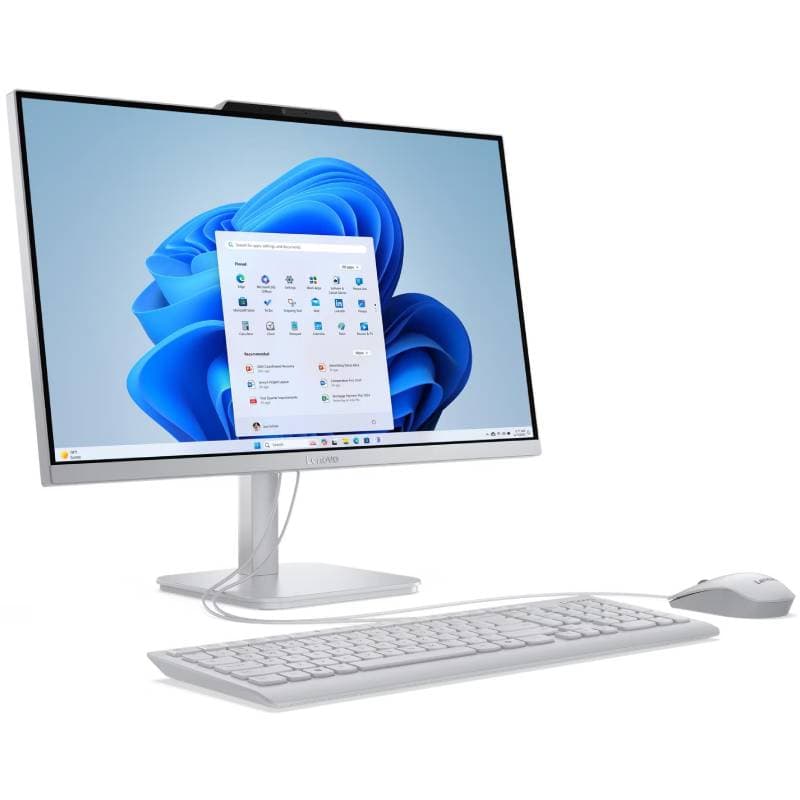 PC de Bureau ALL IN ONE LENOVO A100 Intel N100 8G 256Go SSD - Gris