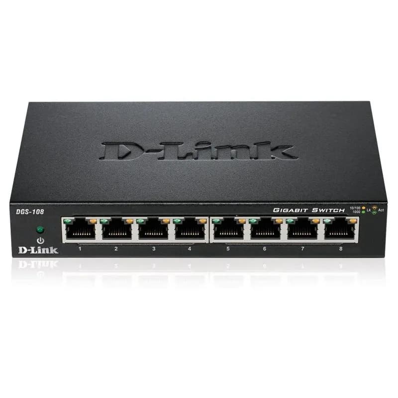 Switch Gigabit 8 Ports 10/100/1000 Mbps