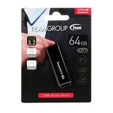 Clé USB TeamGroup C211 – 64 Go (USB 3.2, métal)